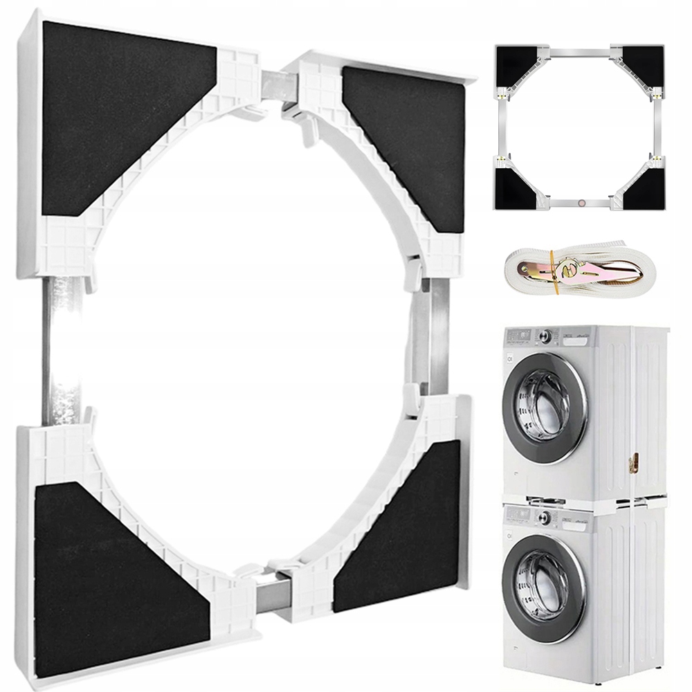 Łącznik Z Półką Do Suszarki Pralki Uniwersal 46-66CM Z 8 Mata