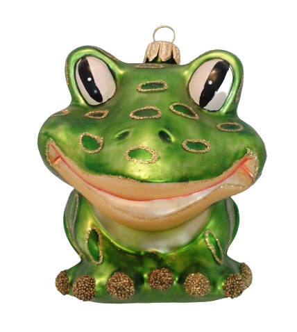 

Bombki Choinkowe Szklane Żaba 10cm