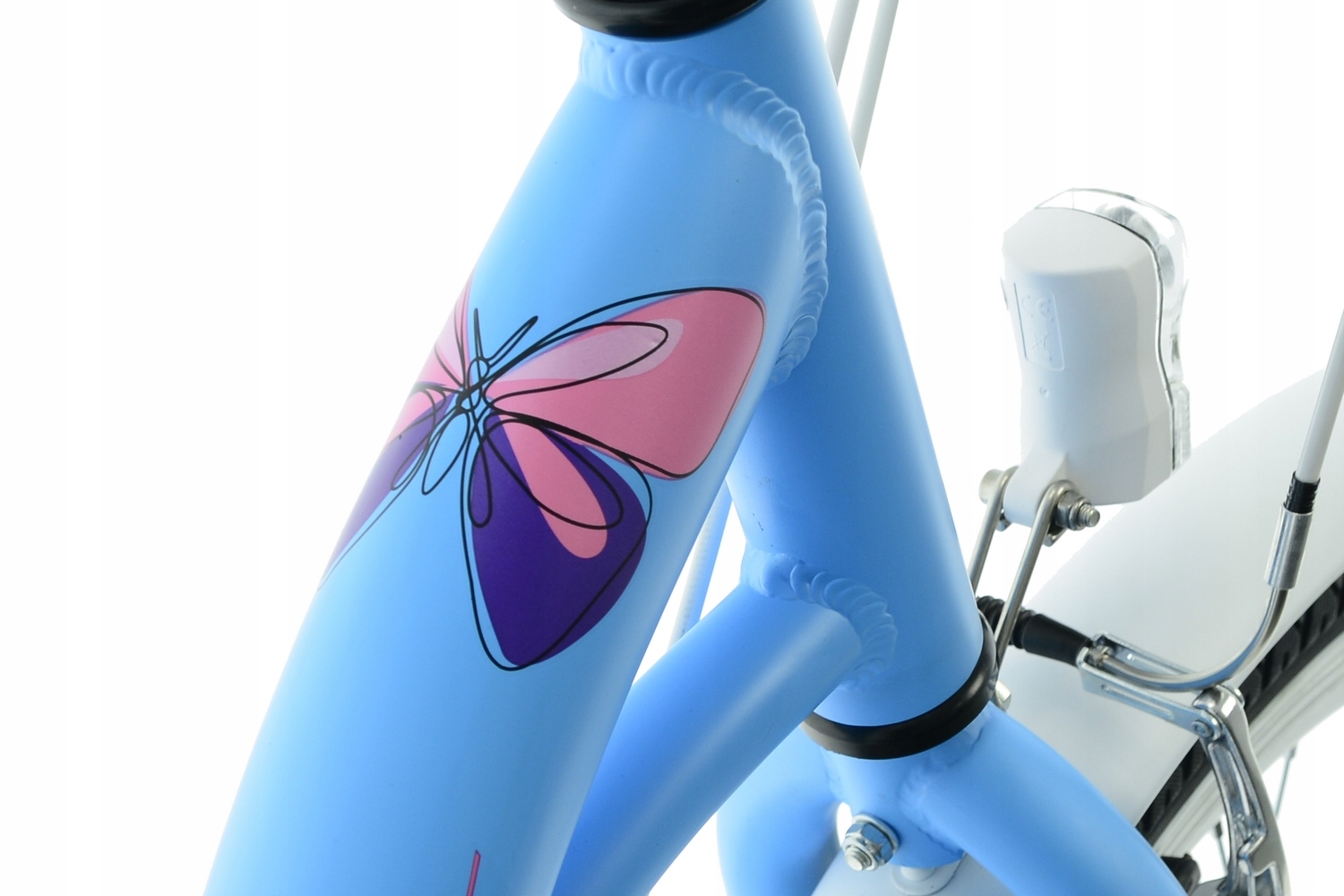 Rower Kands 24 Amelka r14 cali błękitno-biały mat 2025 Nowość na rynku !!