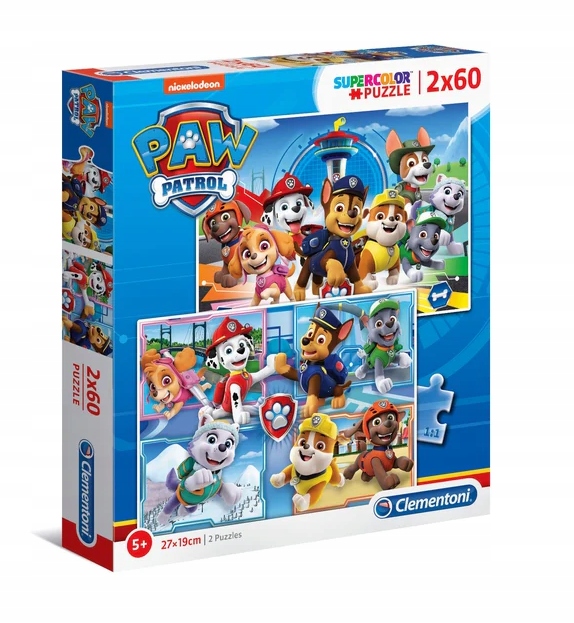 

Clementoni 21617 Puzzle 2x60 El. Psi Patrol Paw
