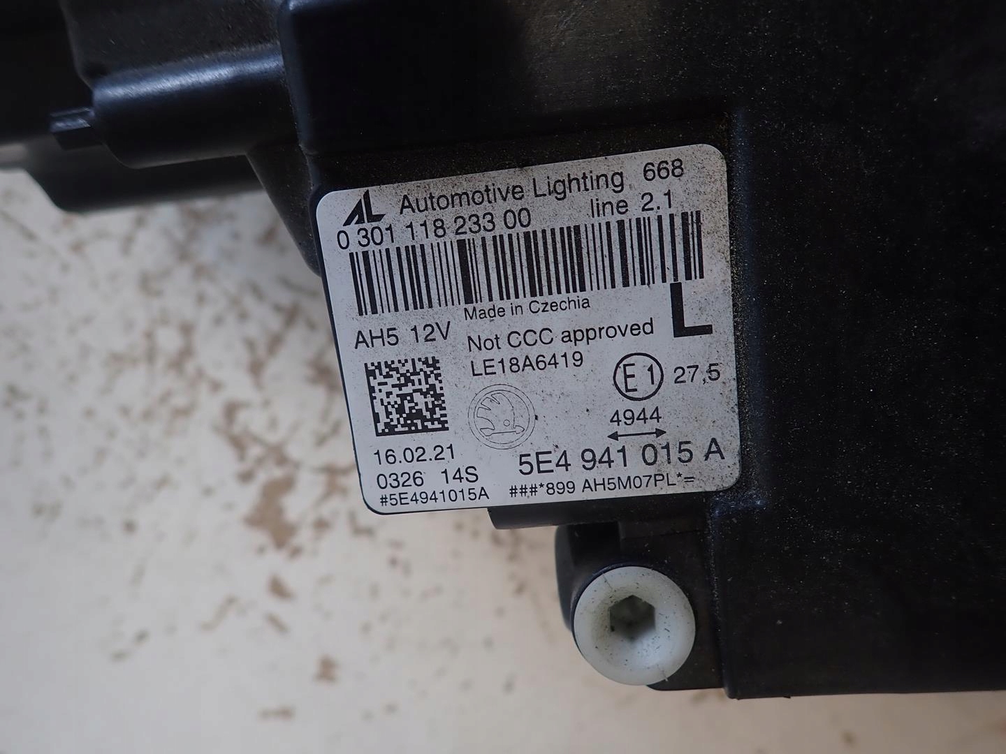 light front left SKODA OCTAVIA IV 2020- FULL LED