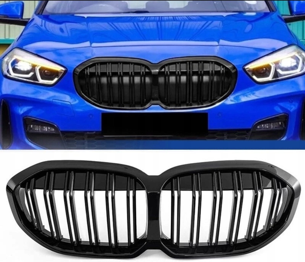 Gril Predná Mriežka Nárazníka Atrapa Pre Bmw F40 F41 2019+ Čierny M Look Mp M Performance