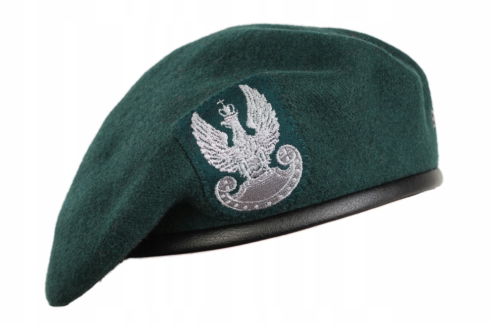 

Polski Beret Tłoczony Wp z Orłem Zielony rozm. 57