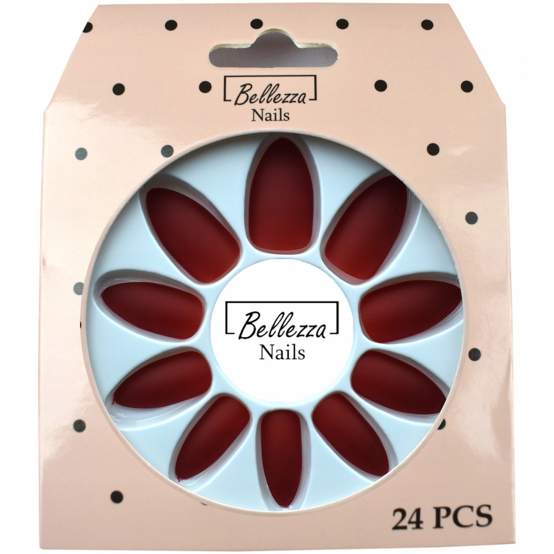 

Tipsy Paznokcie Sztuczne Matowe -24szt. ZS10