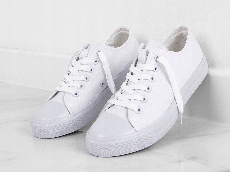 4971 BIAŁE NISKIE TRAMPKI TENISÓWKI KLASYCZNE 41 Marka inna