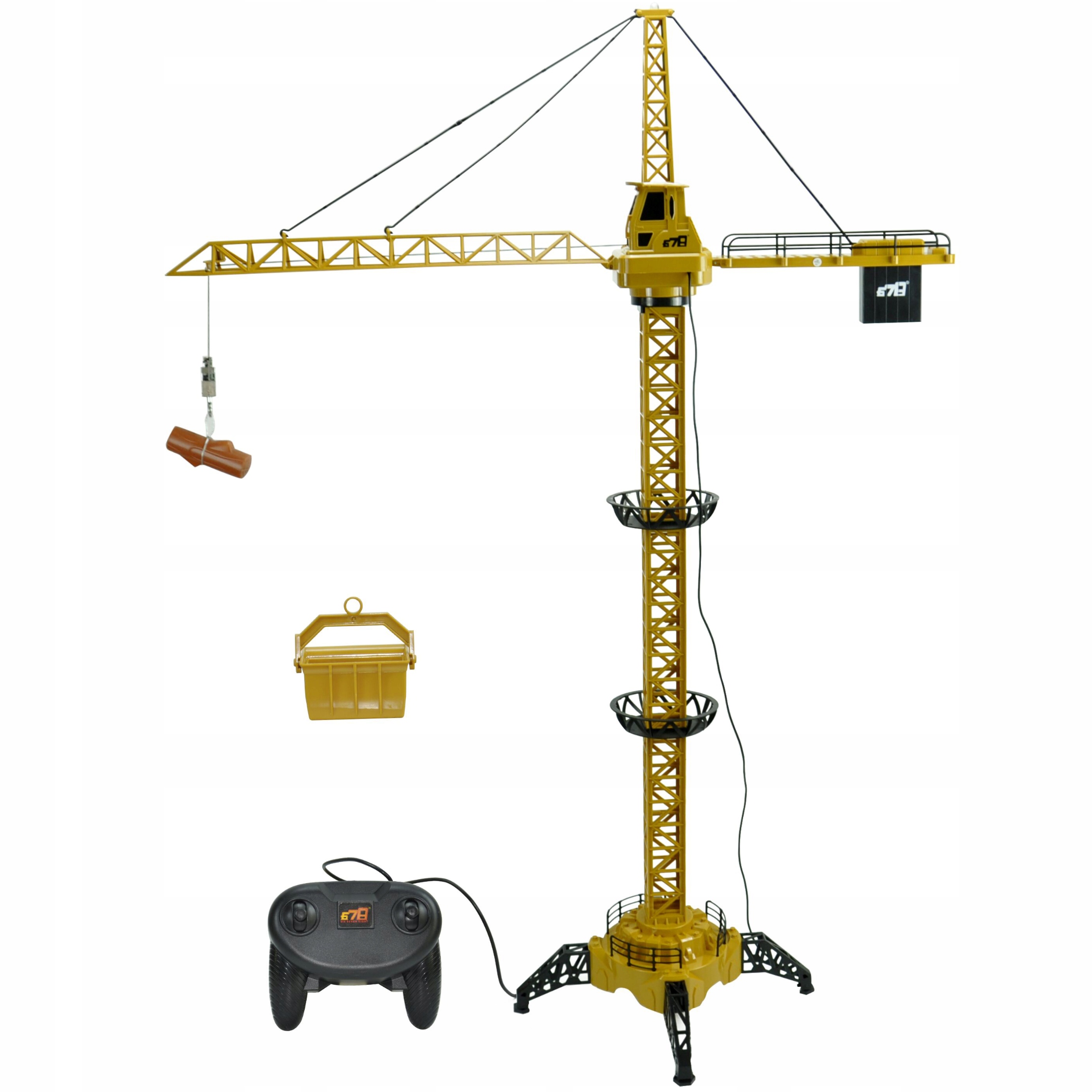 DUŻY DŹWIG ŻURAW STEROWANY NA BATERIE 128CM GIGANT Rodzaj pojazdu Dźwigi