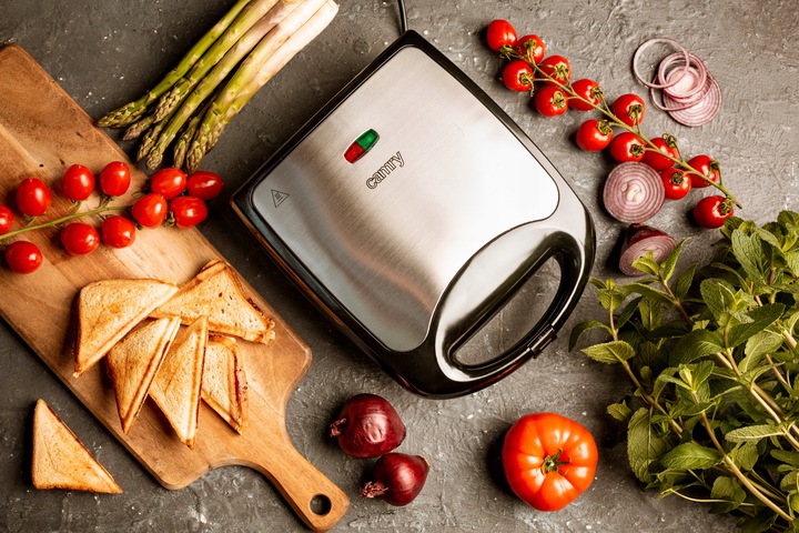 Opiekacz Do Kanapek Duży Sandwich Toster Elektryczny 4 Kanapki 1500W XXL Moc 1500 W