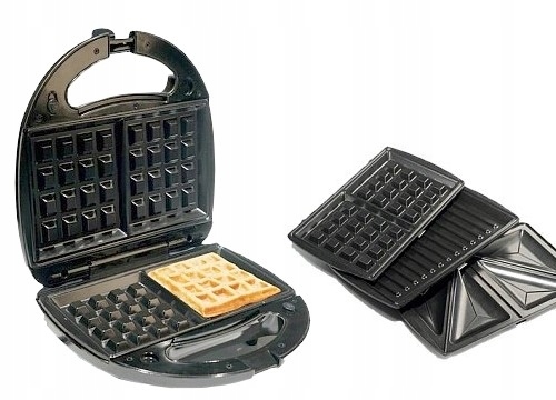 

Opiekacz Sandwich Grill Gofrownica 3w1 750W Tiross