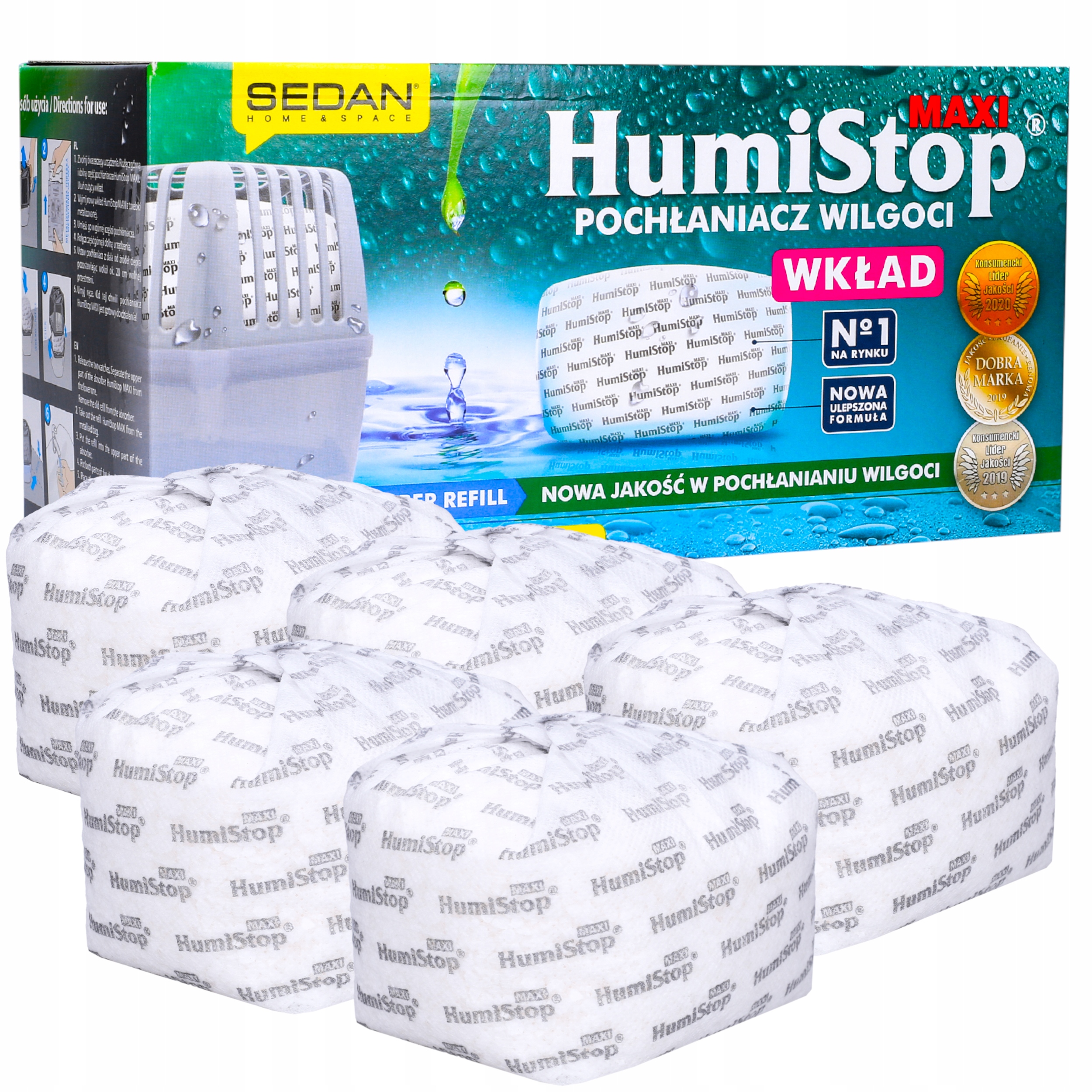 

Wkład zapas do pochłaniacza wilgoci Humistop Maxi