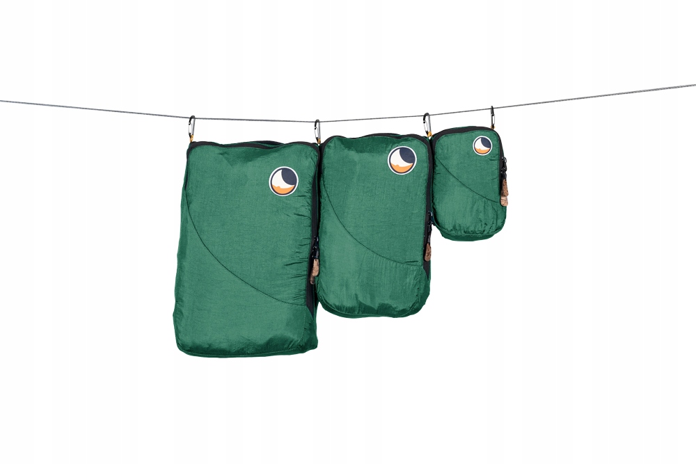 Zestaw 3 organizerów podróżnych Tttm Petrol Green