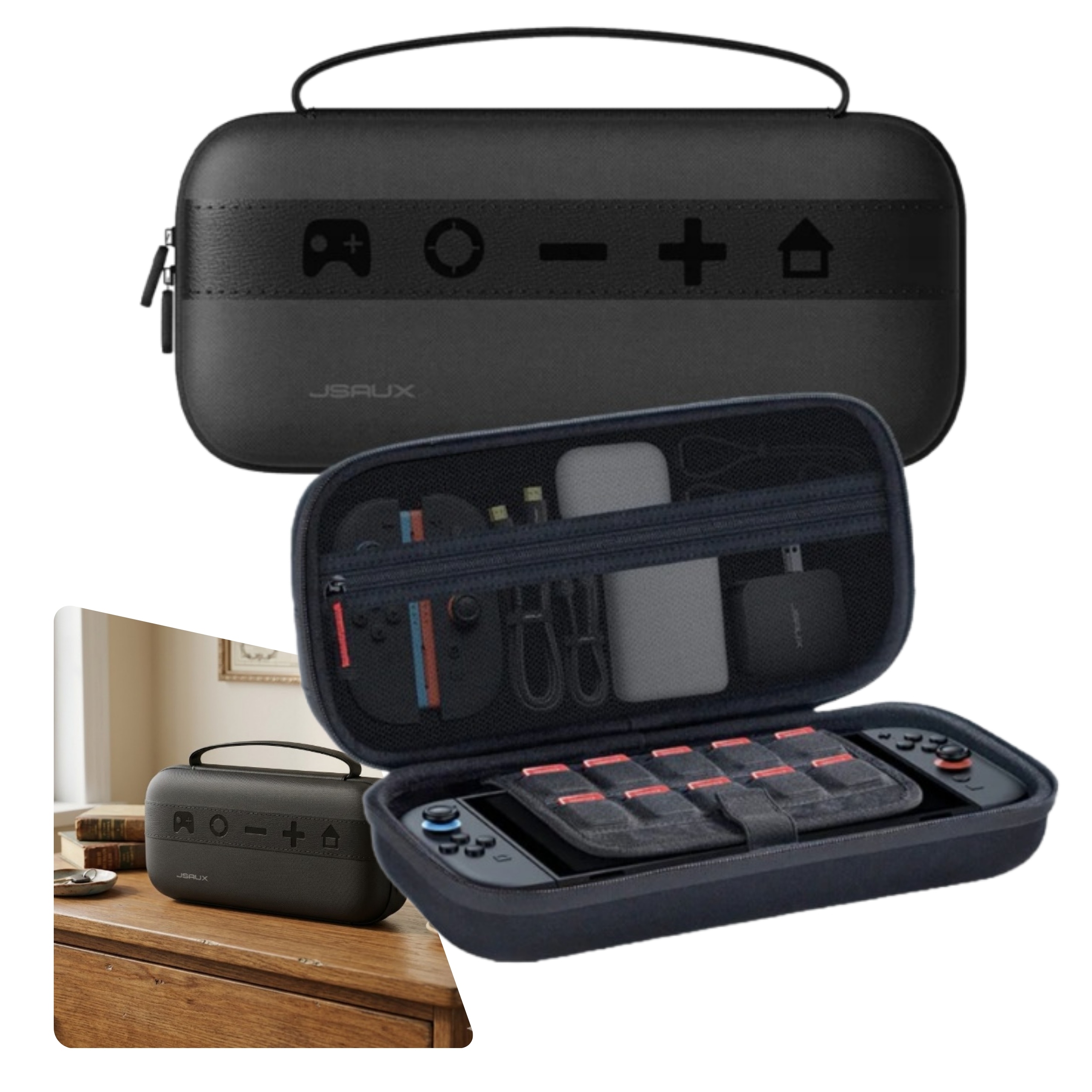 Etui JSAUX Mega Carry Case do Nintendo Switch 2 XL Torba Pasek