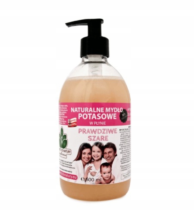 

Naturalne szare mydło Potasowe w płynie 500ml
