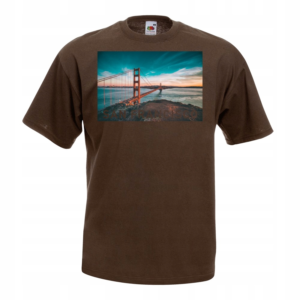 

Koszulka miasto San Francisco Usa XXL brązowa