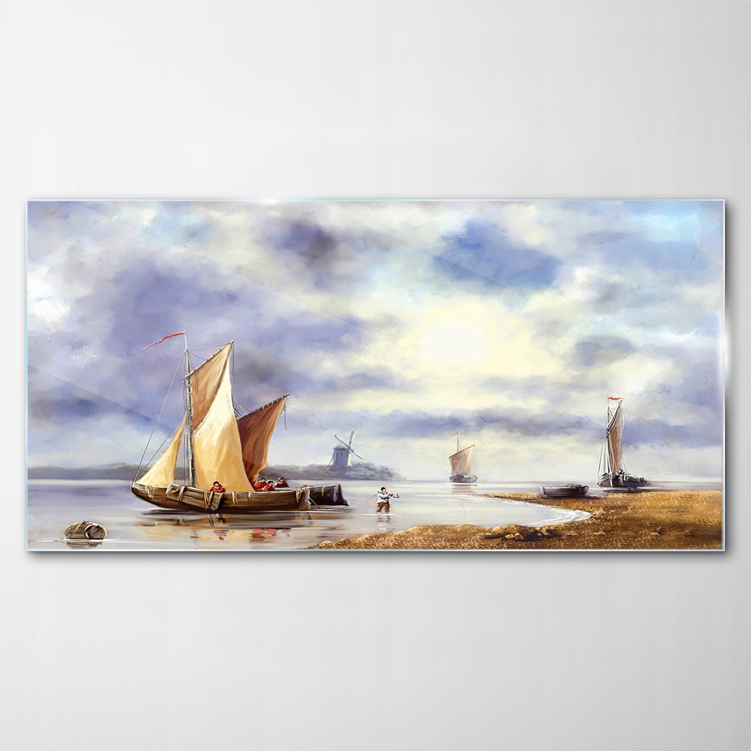 

Obraz Szklany Dekor Morze Krajobraz Rybak 120x60