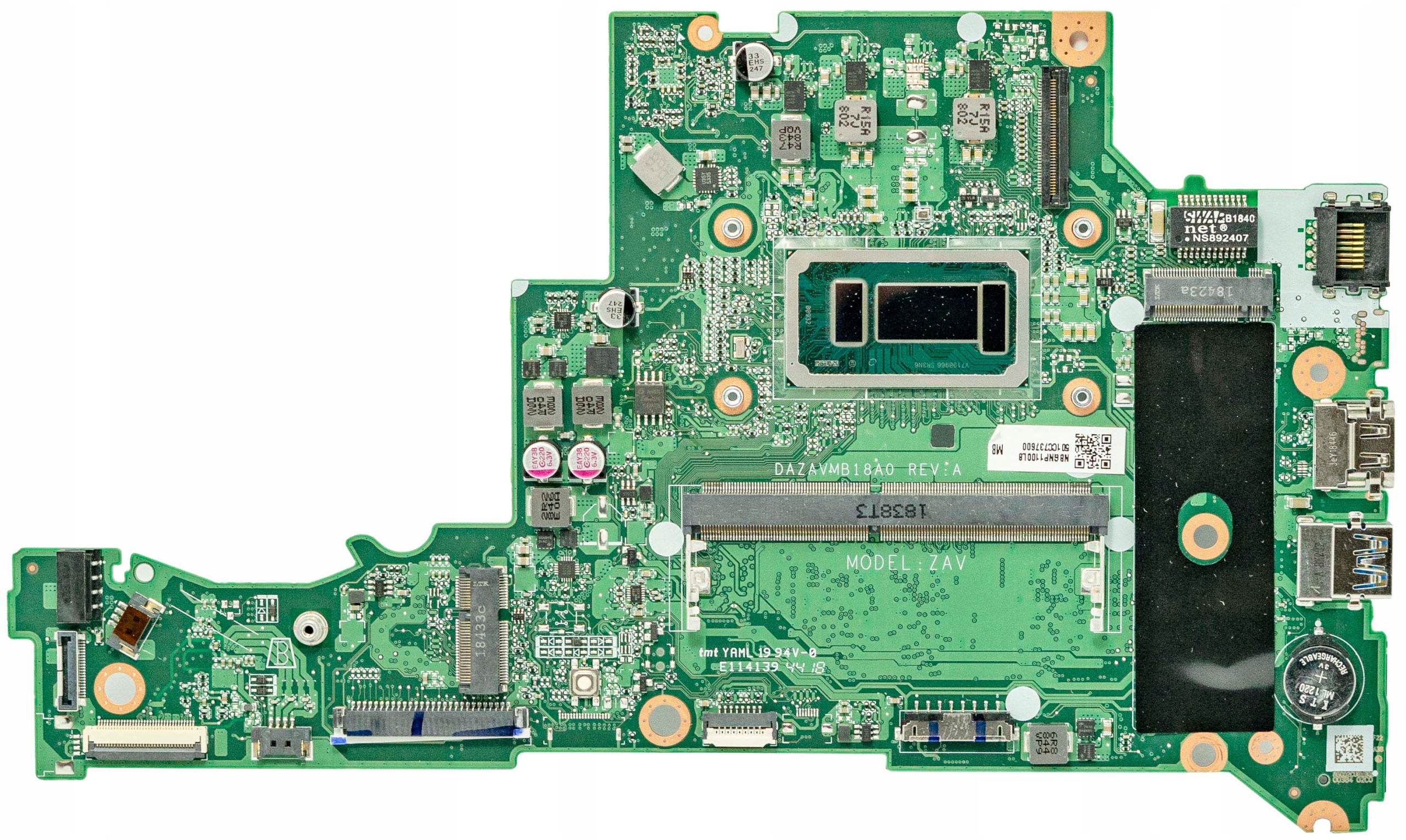 Základní Deska Acer Aspire A315-51 I3-7020 DAZAVMB18A0 4GB