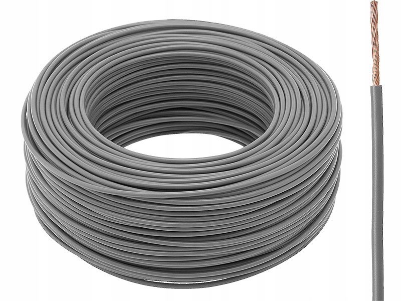 

Przewód LGY/H05V 1X1mm SZARY-2mb