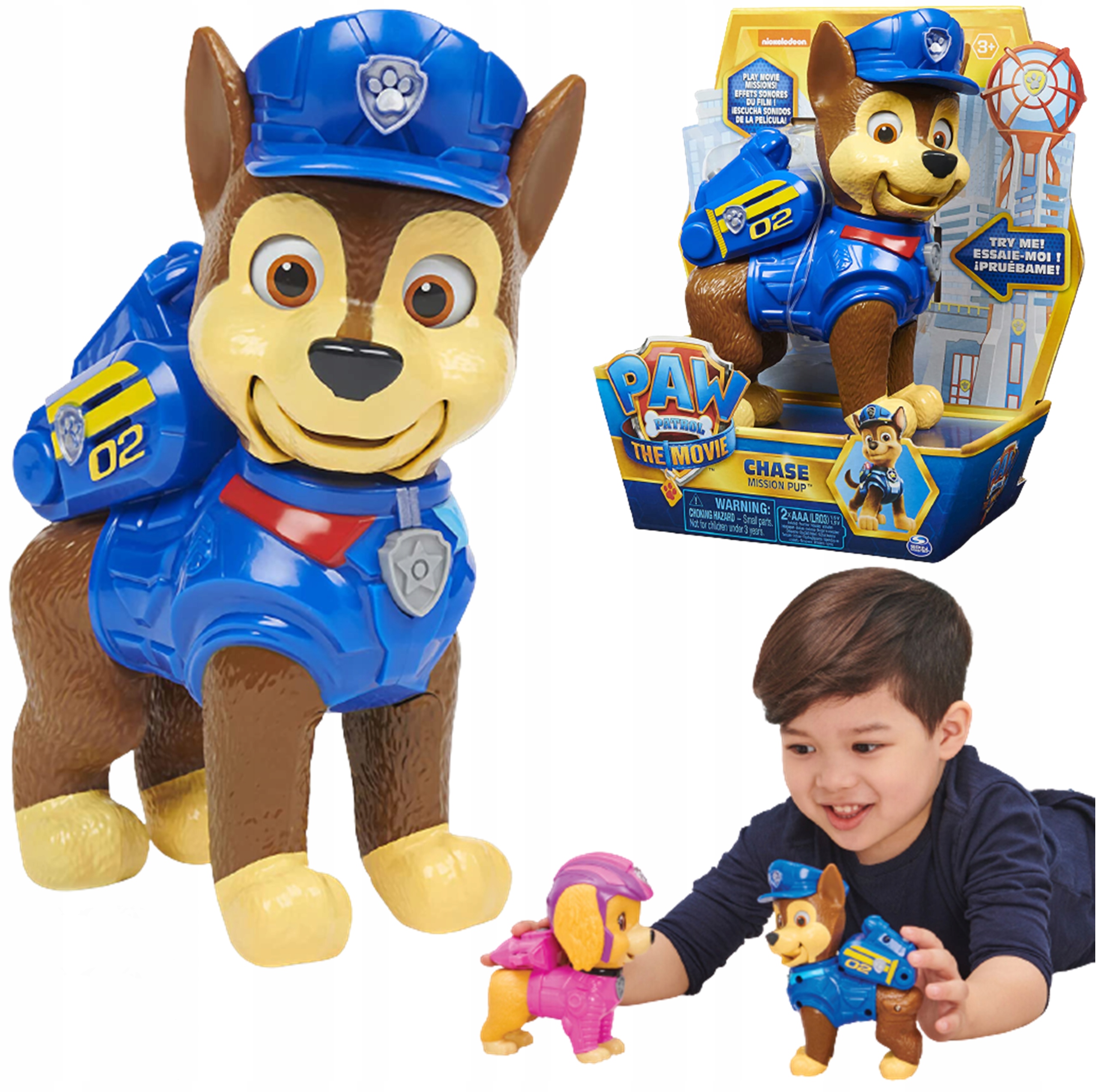 

Robot Paw Patrol Dla Dzieci Dźwięk Chase Zabawka