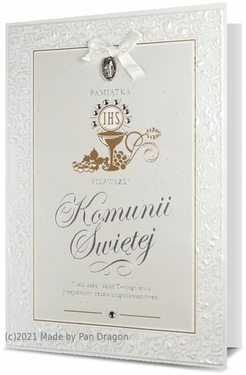 

Pamiątka I Komunii Świętej Pan Dragon