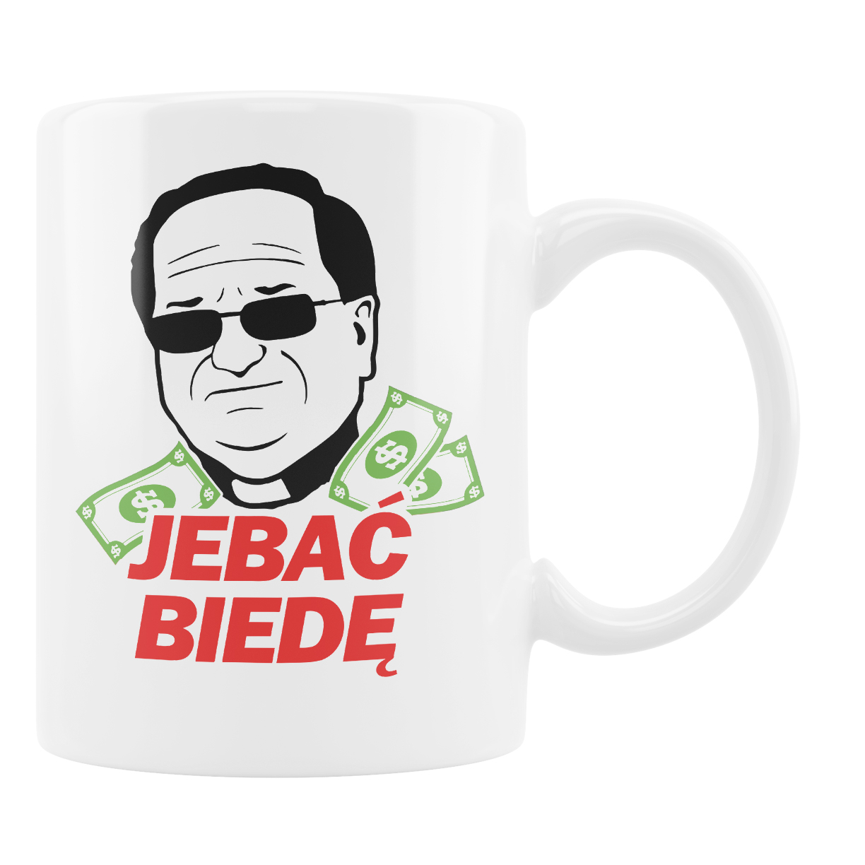 

Kubek Śmieszny Jbc Biedę Rydzyk Anty Pis