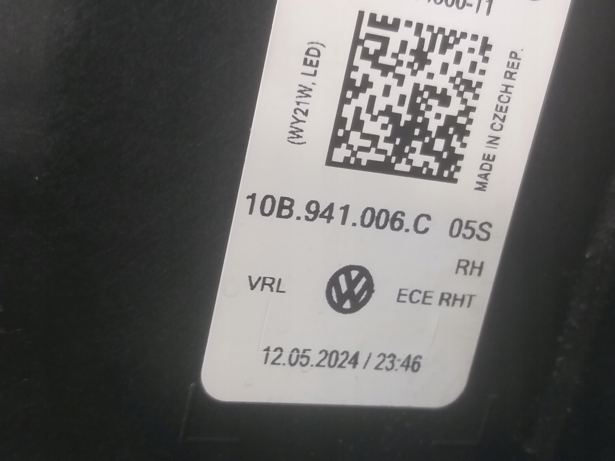 light front right VW ID3 ID-3 ID 3 FULL LED 10B941006C