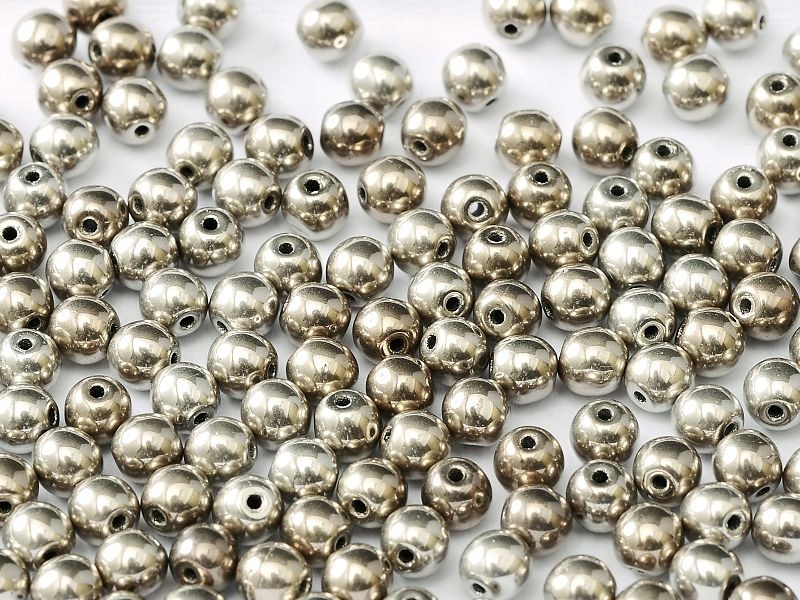Round Beads Argentic 6 mm 20 sztuk