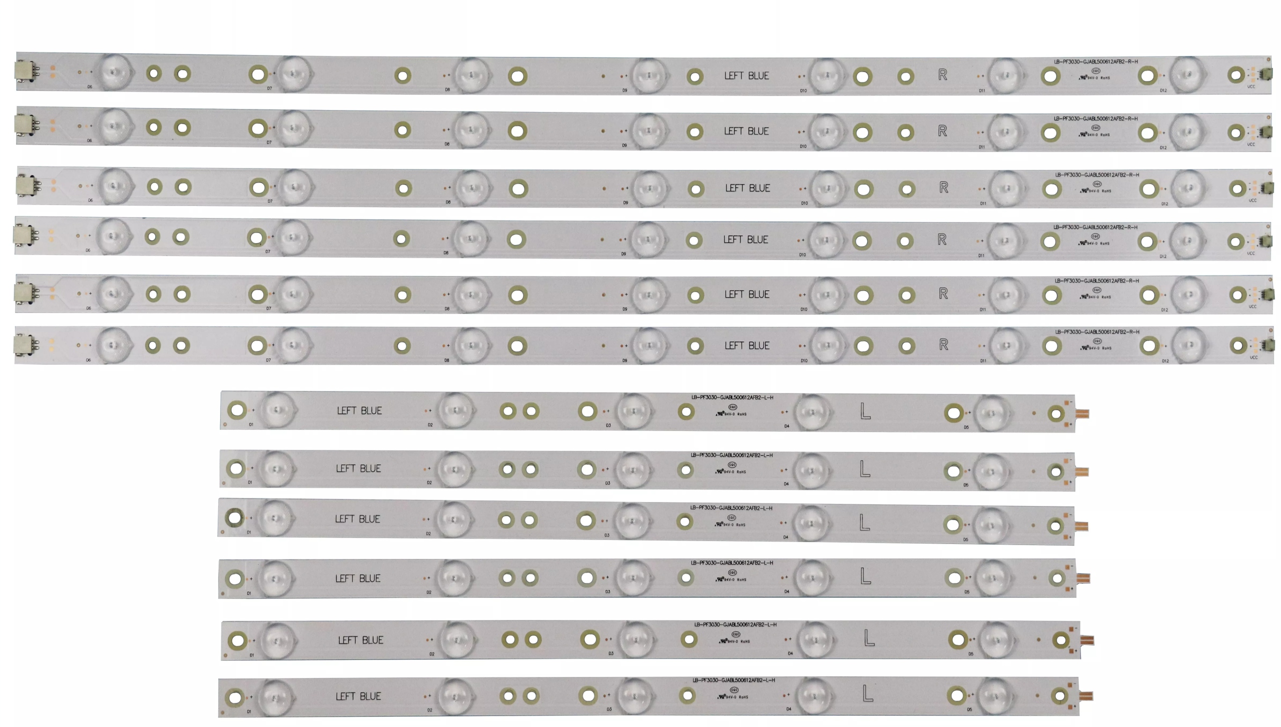 Led lišty Philips 50PUH6400/88 7+5 Led