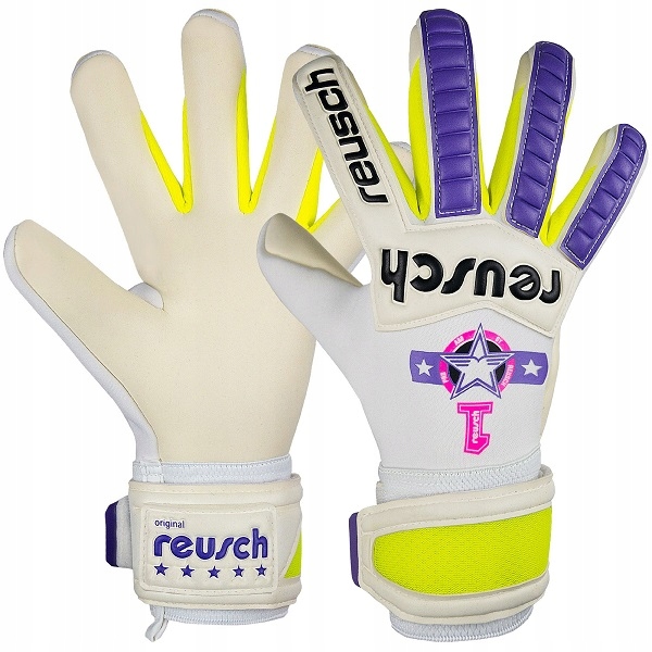 Meczowe Rękawice Bramkarskie Reusch Legacy Pro Am Gold white 11