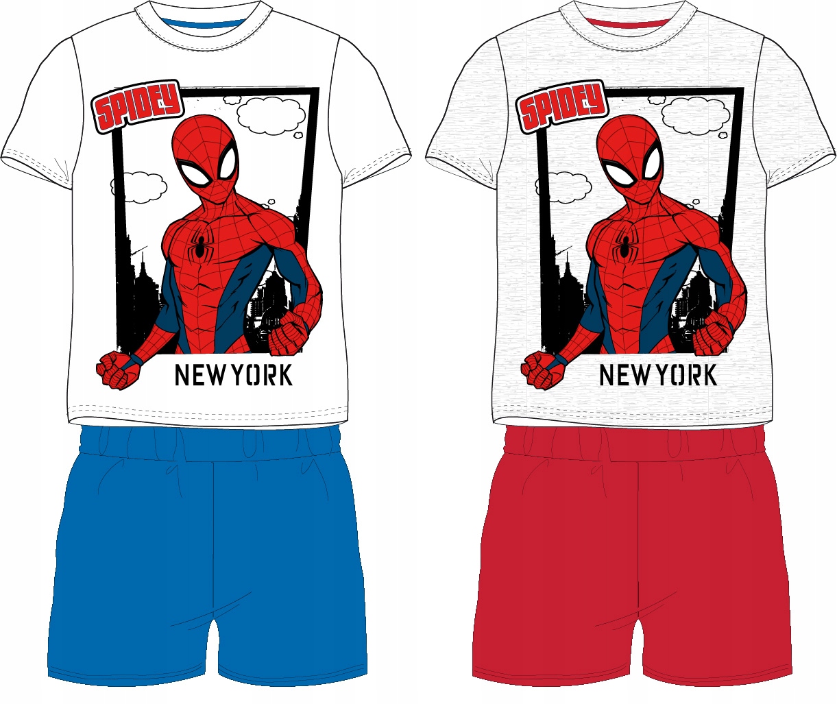 

Piżama Spiderman Spider-man Komplet Na Lato 110