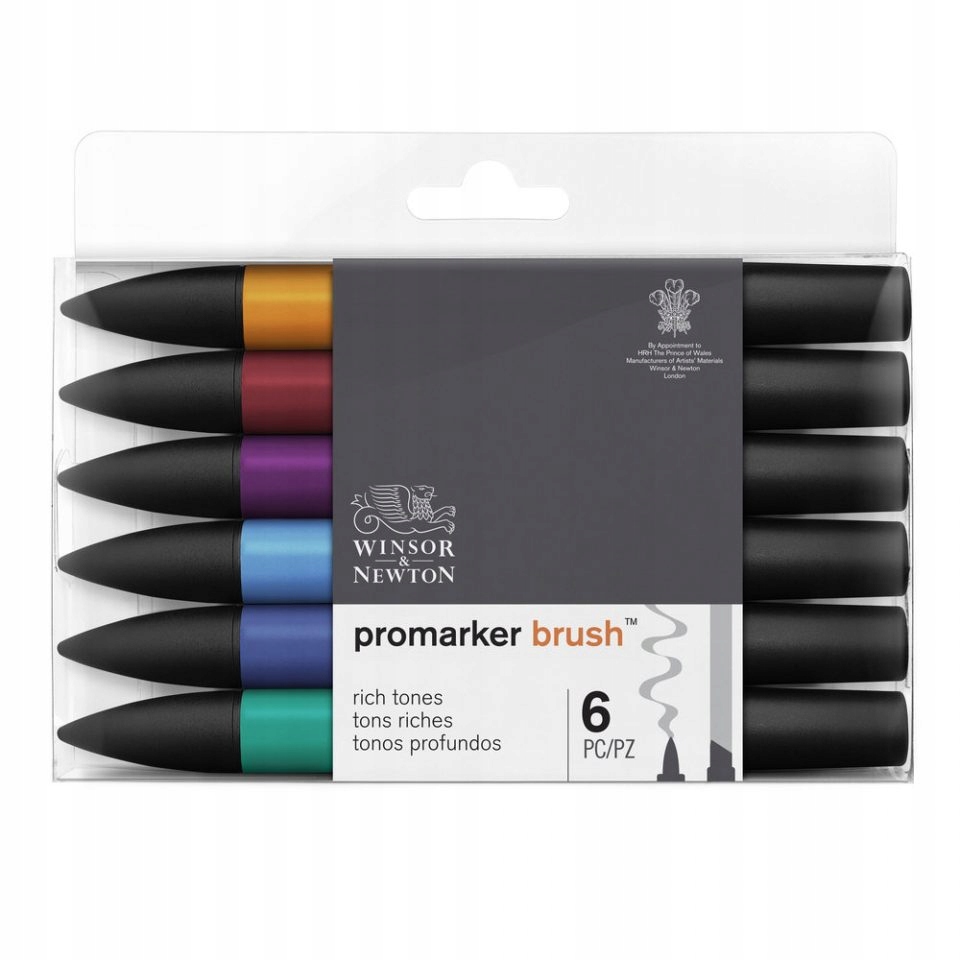 Promarker brush rich tones sada 6 barev