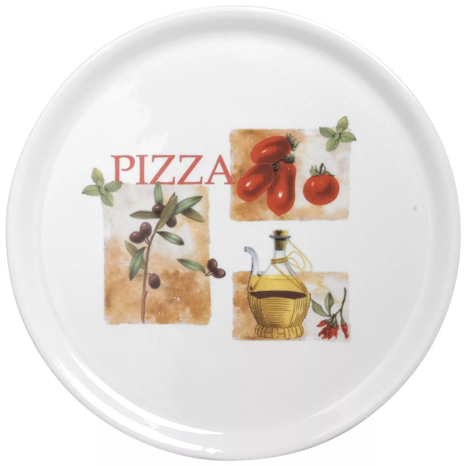 Gastro Talíř na pizzu 31 cm Rajčata olivy (6 ks)