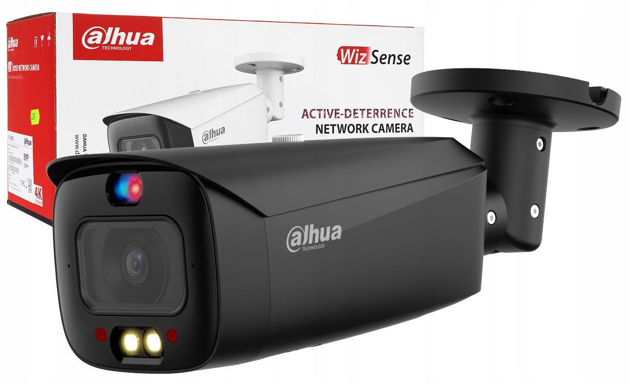 Kamera Ip 8MPx Tioc 3.0 Dahua IPC-HFW3849T1-AS-PV-0280B-S5 Čierna Tubová