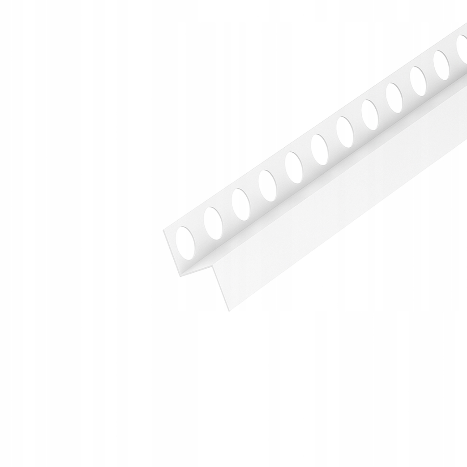 Nástěnná Spádová Lišta Bílá Levá Matná 120 Profil Pro Odtok