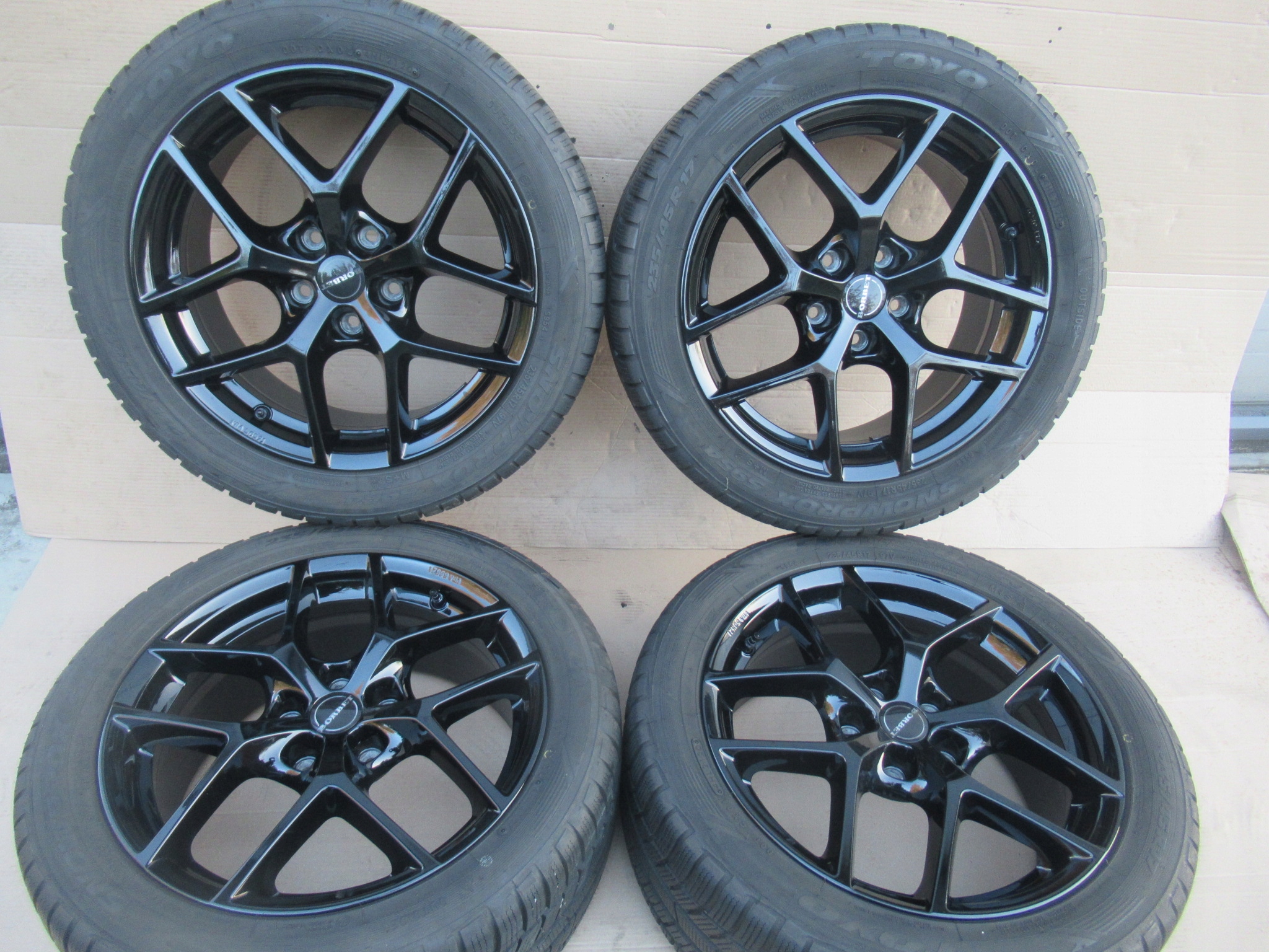 АЛЮМИНИЙ+ШИНИ ЗИМА R17 HONDA ACCORD,ГОД-В ,CIVIC X 7,5mm-8mm