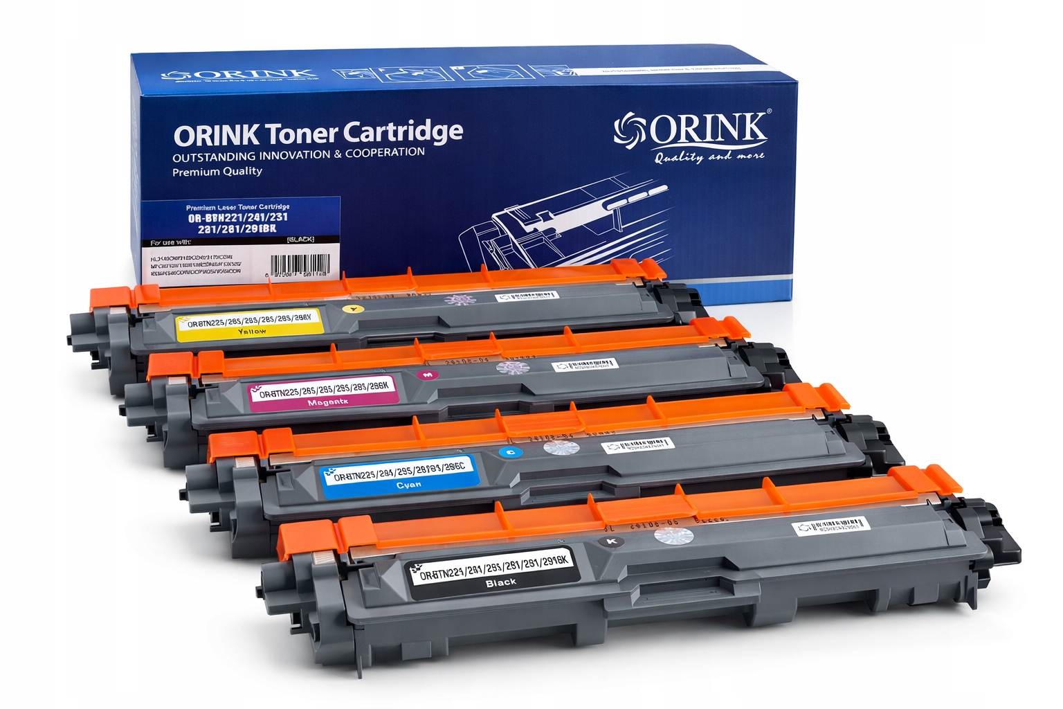 4x Toner do Brother TN241 TN245 HL3140 DCP-9020CDW