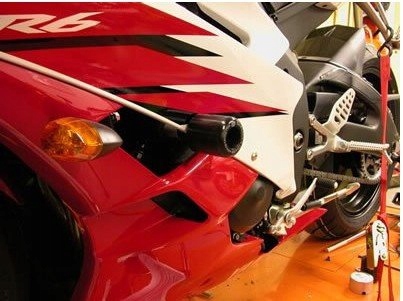 Crashpady Classic Rg Racing Yamaha YZF-R6 06-16 Čierna