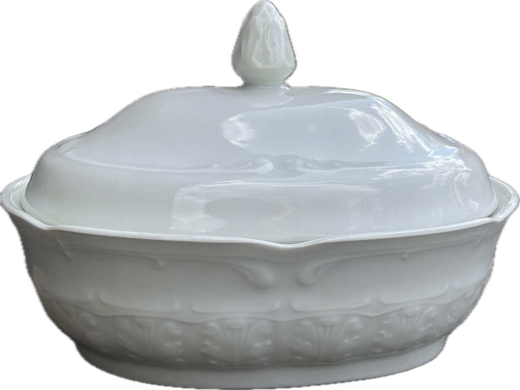 maselnica puszka porcelana WŁOCŁAWEK PRL