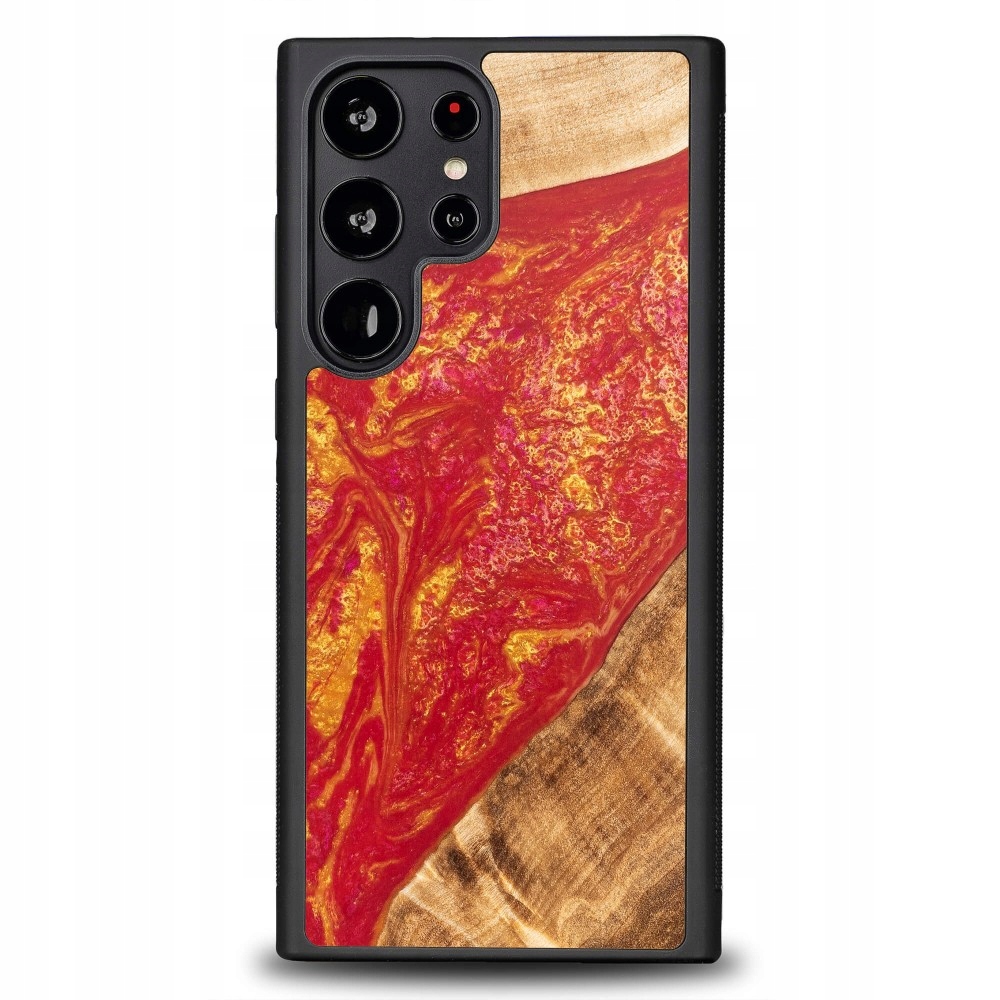 Pouzdro Bewood Unikátní pro Samsung Galaxy S23 Ultra Neony Paříž