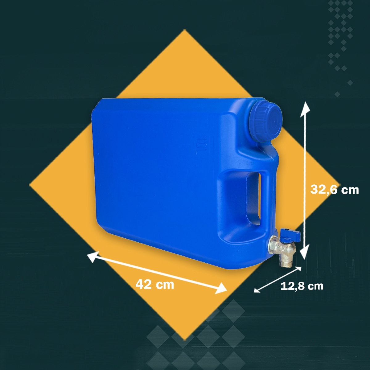 KANISTER ZBIORNIK na wodę POJEMNIK z KRANEM 10L EAN (GTIN) 8883079298514