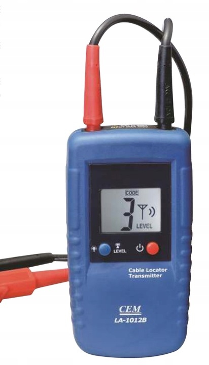 Vysílač pro lokátor kabelů 125kHz LCD Cem LA-1012B