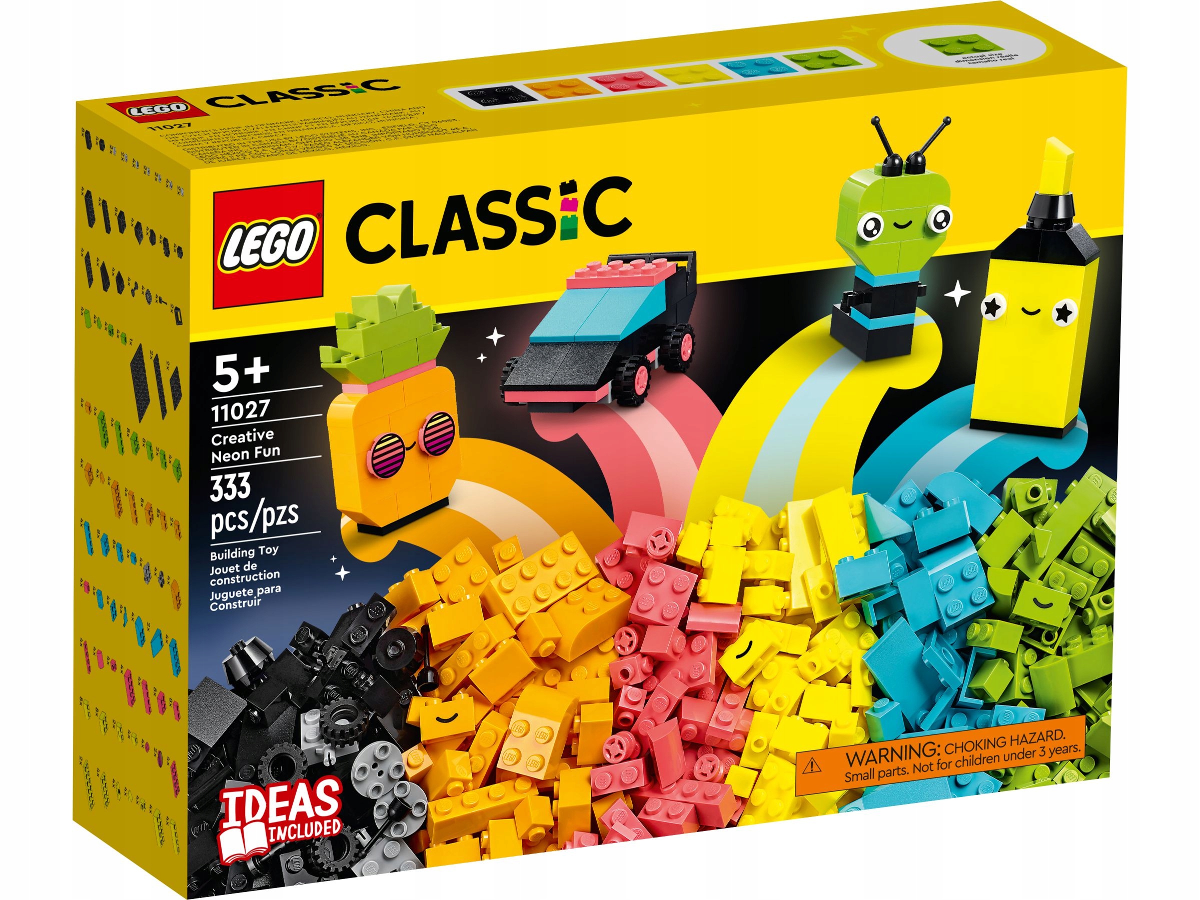 Lego 11027 Classic Kreatywna Zabawa Neonowymi Kolorami