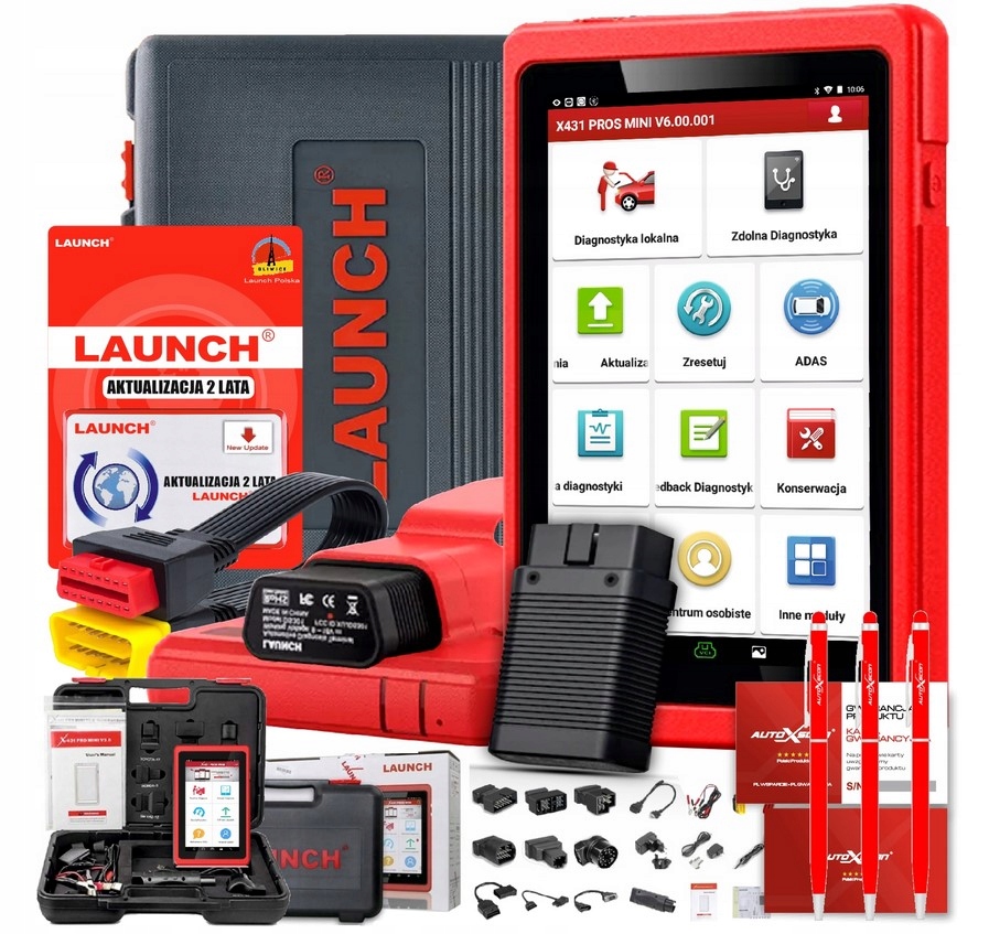 Tester diagnostyczny LAUNCH X431 Polski J.