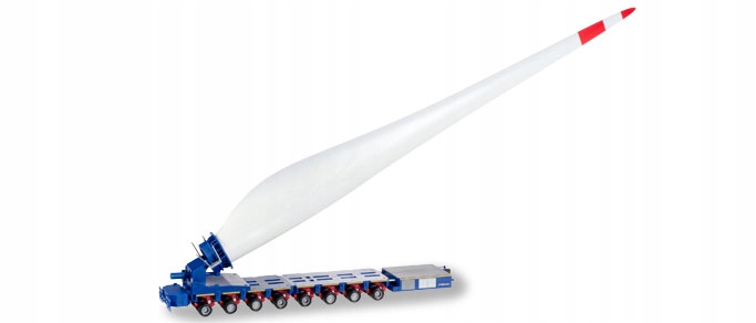 Herpa 307697 Goldhofer Ftv 300 Doprava vrtule do větrné elektrárny