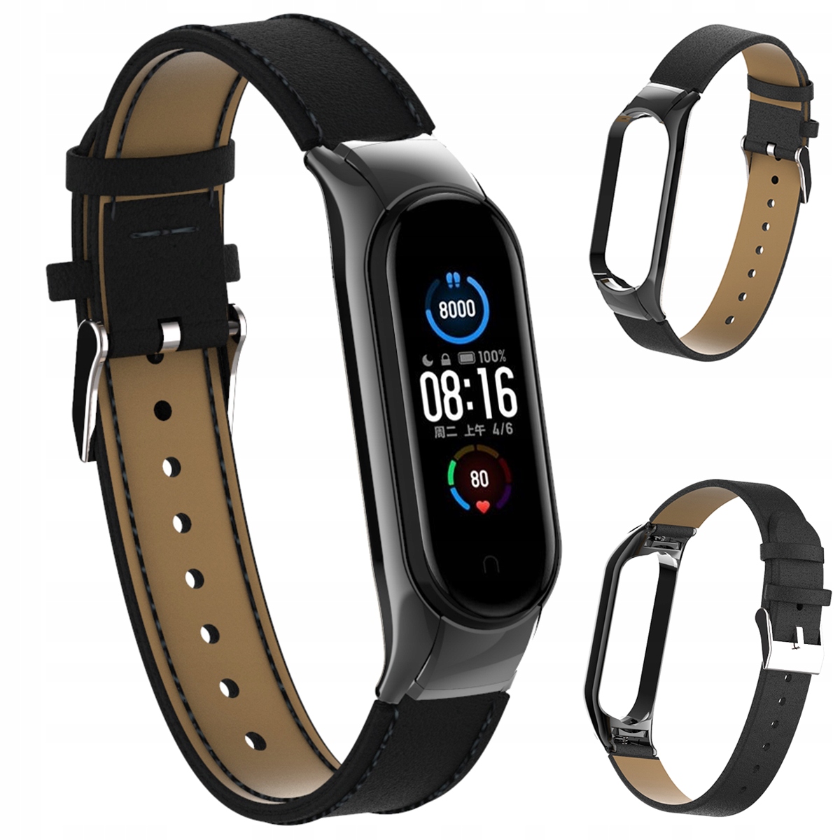 

Skórzany pasek opaska do Xiaomi MI Band 5/6