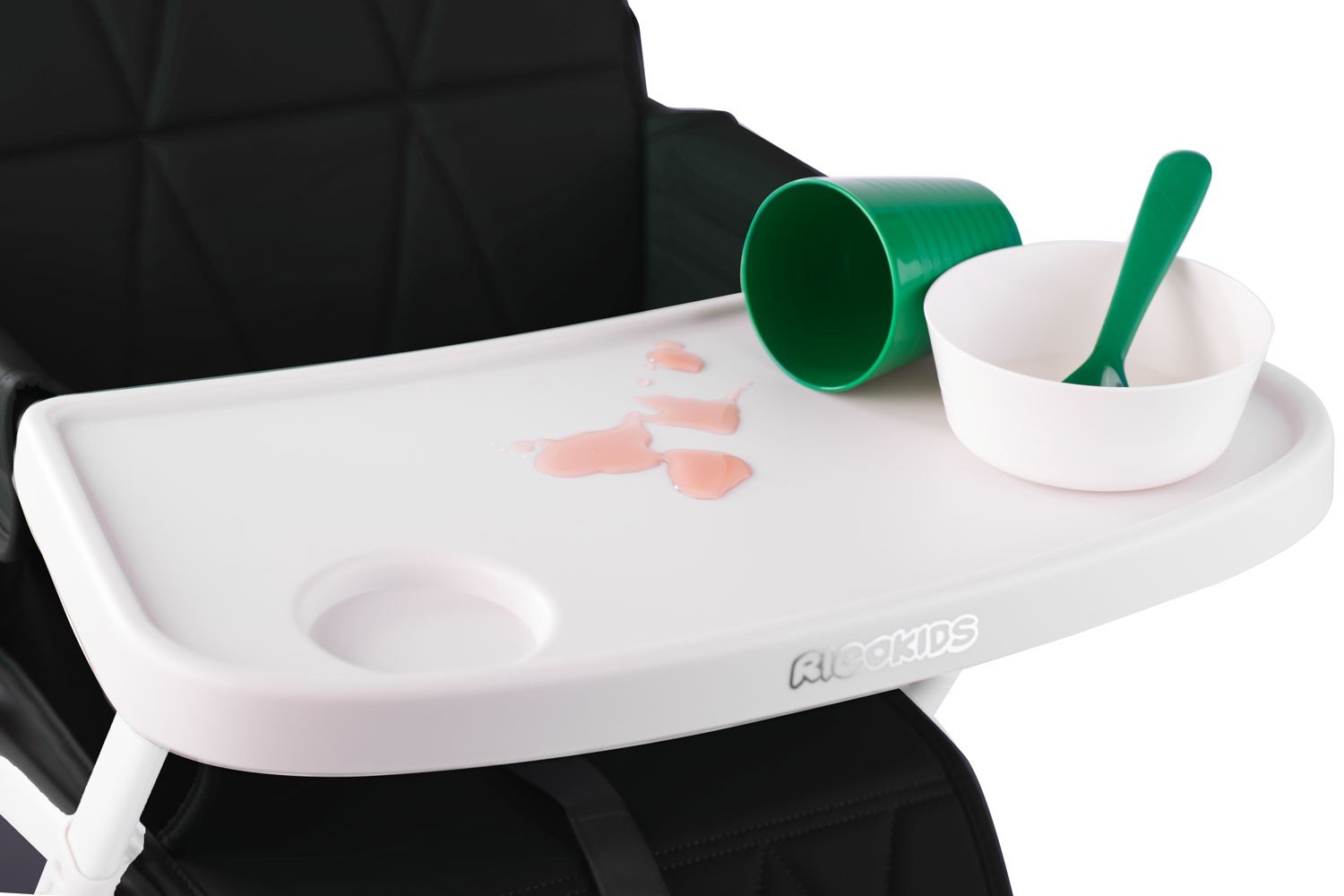 Стільчик для годування Nuco чорний Бренд RicoKids