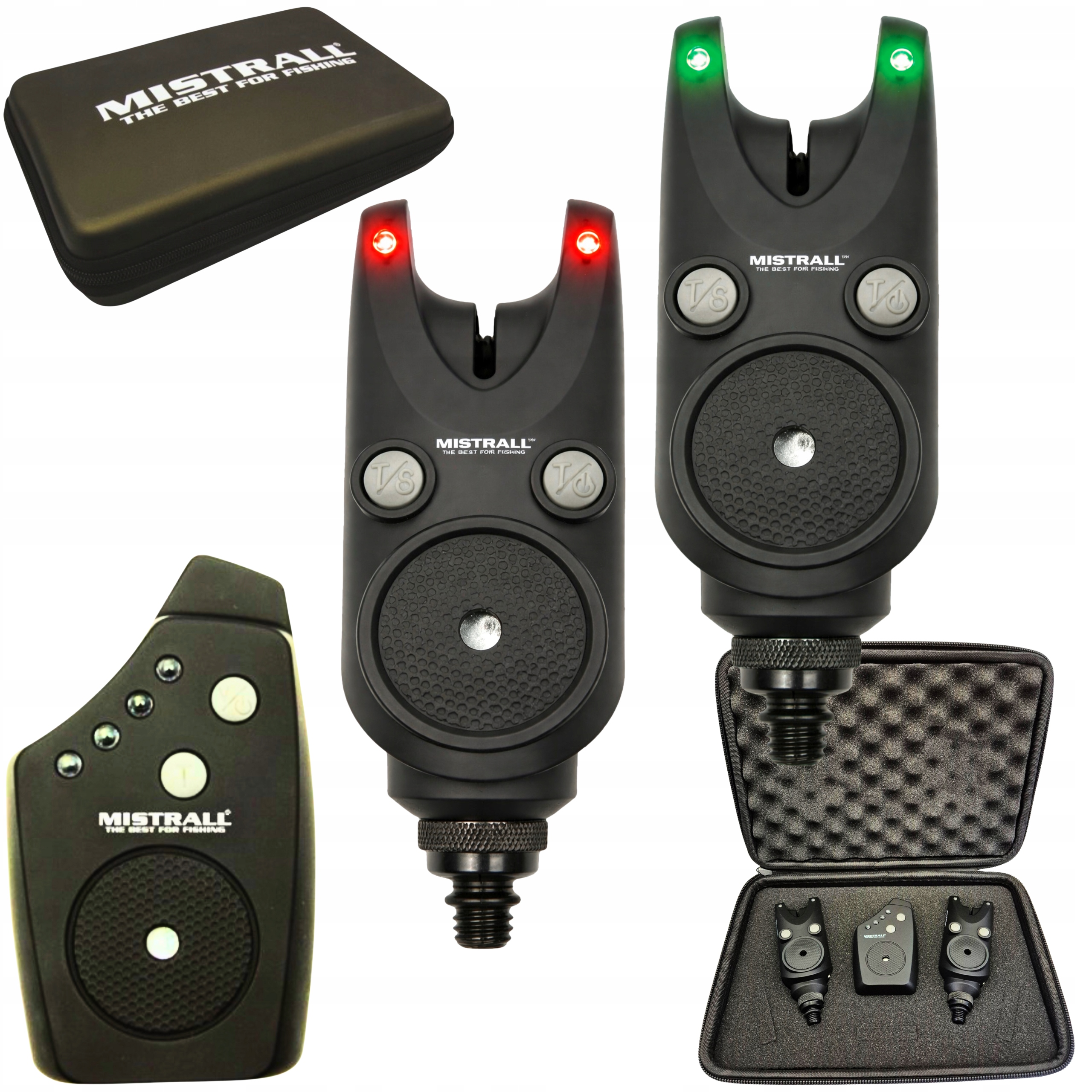 Zestaw Sygnalizatorów Brań 2+1 z Centralką Mistrall Slim R2