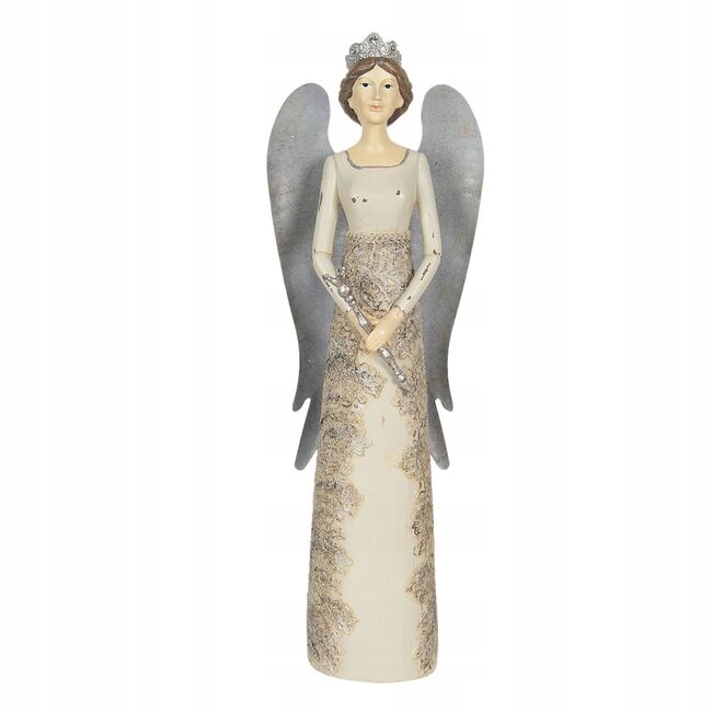 Colmore By Diga Dekoračný anjel s plechovými krídlami 41 cm