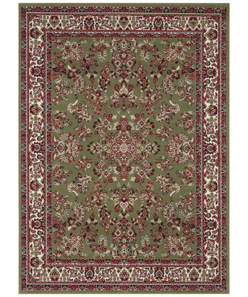 Klasický tmavě zelený koberec do obývacího pokoje 80 x 150 cm