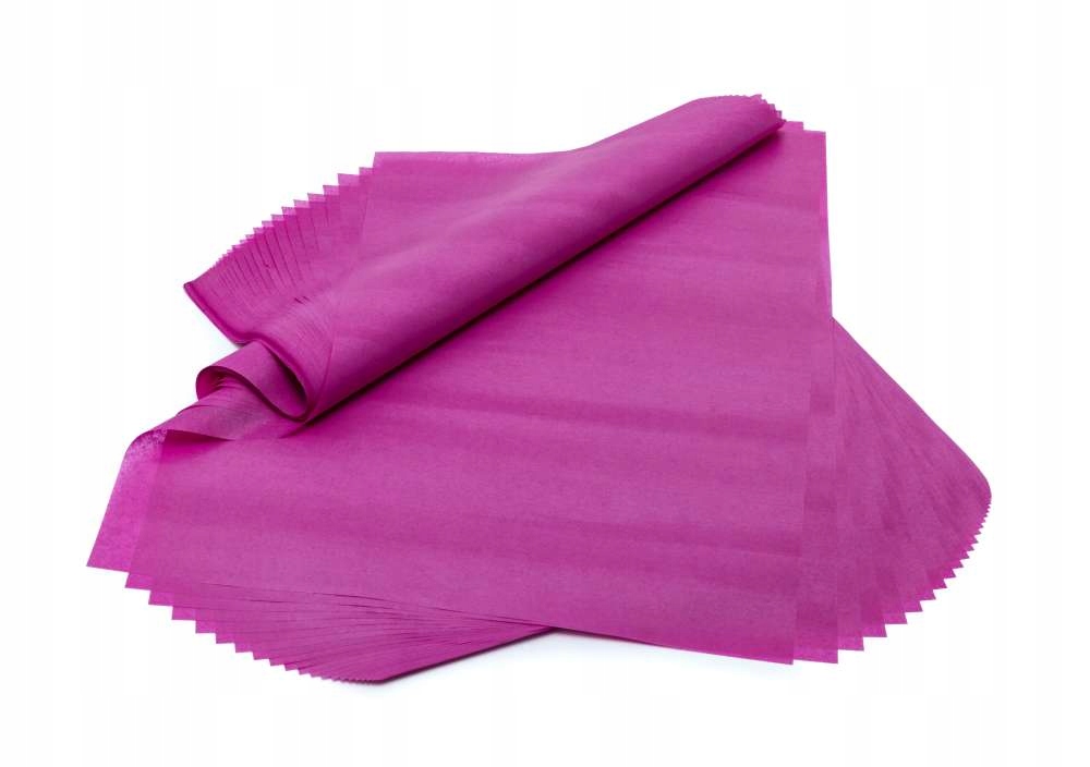 BIBUŁA GŁADKA 50X70CM PURPUROWA - 100 ARKUSZY