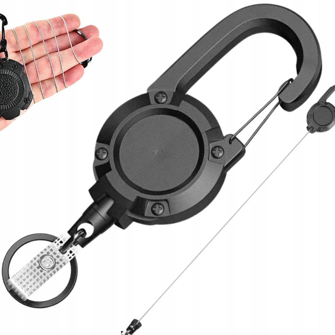 RETRAKTOR ROZWIJANA LINKA 65cm + OPRAWA KARTY DOSTĘPU SKIPASS IDENTYFIKATOR EAN (GTIN) 5906284005883