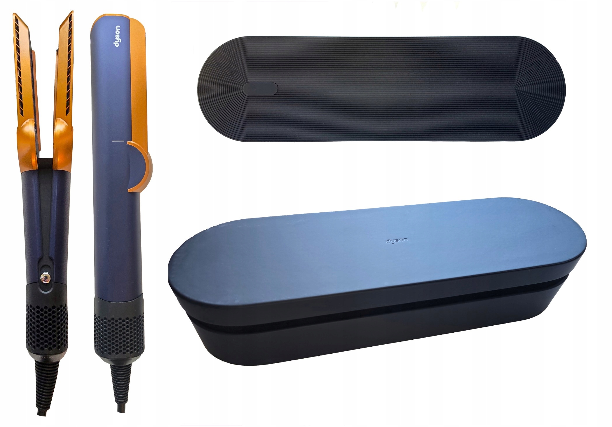 Dyson Airstrait HT01 Pruská Světle Modrá /měď Pouzdro